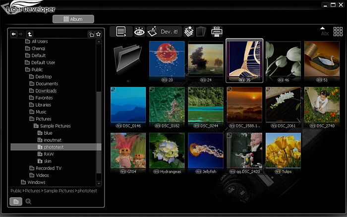 Light Developer Screenshot